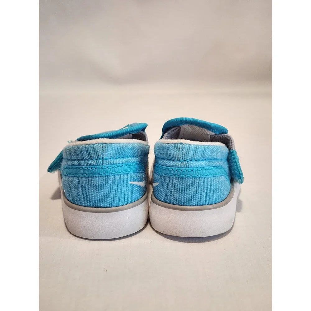 Nike Court Royale Toddler 3C  Blue Canvas Slip On Sneakers 719746-400